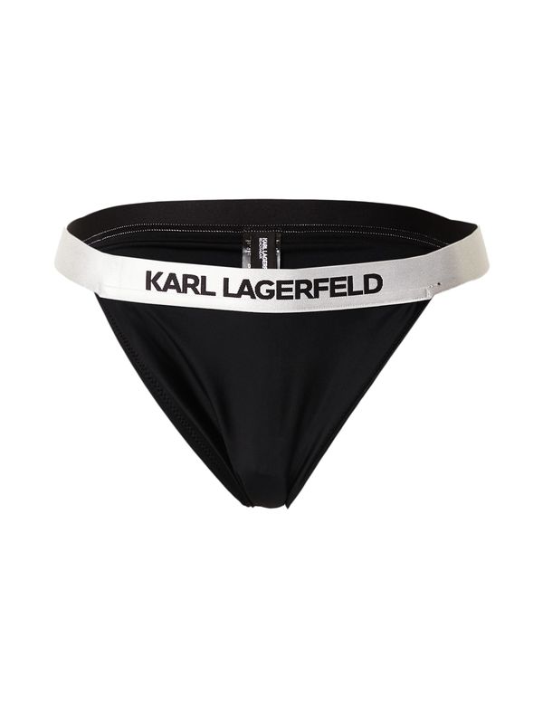 Karl Lagerfeld Karl Lagerfeld Bikini donji dio  crna / bijela