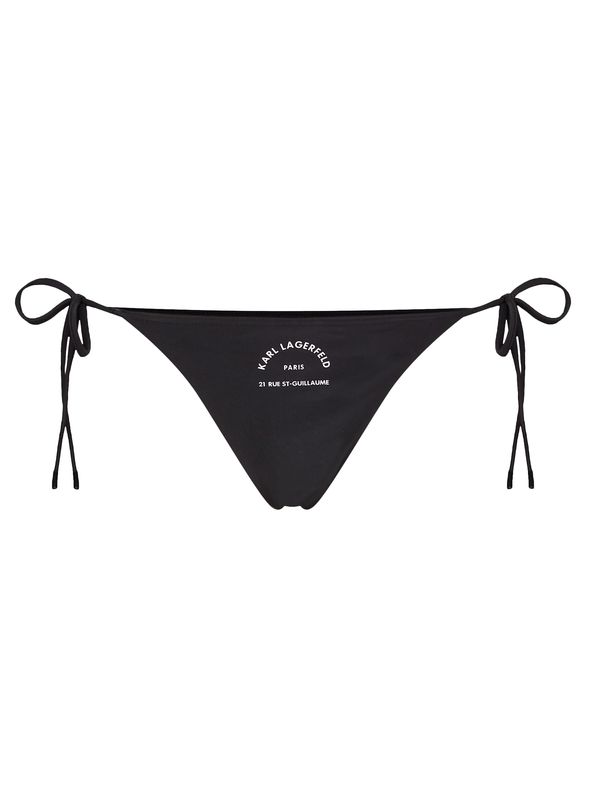 Karl Lagerfeld Karl Lagerfeld Bikini donji dio  crna / bijela