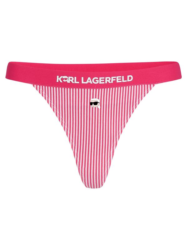 Karl Lagerfeld Karl Lagerfeld Bikini donji dio 'Ikon'  malina / bijela