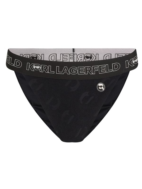 Karl Lagerfeld Karl Lagerfeld Bikini donji dio ' Ikonik'  crna / bijela