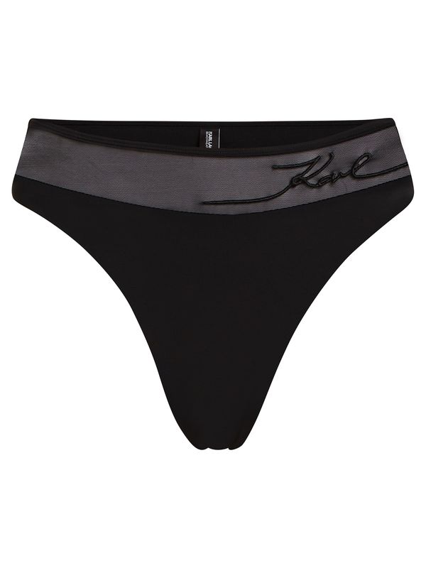Karl Lagerfeld Karl Lagerfeld Bikini donji dio  siva / crna