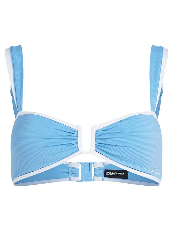 Karl Lagerfeld Karl Lagerfeld Bikini gornji dio  azur / bijela