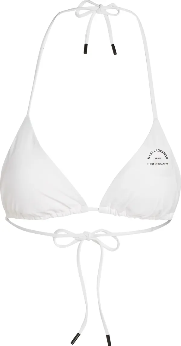 Karl Lagerfeld Karl Lagerfeld Bikini gornji dio  crna / bijela