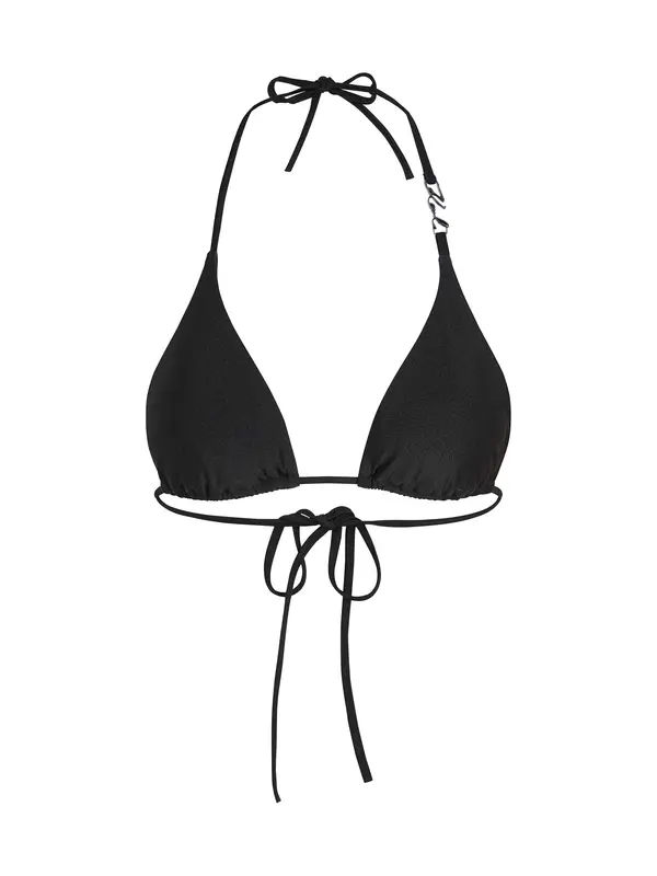 Karl Lagerfeld Karl Lagerfeld Bikini gornji dio  crna