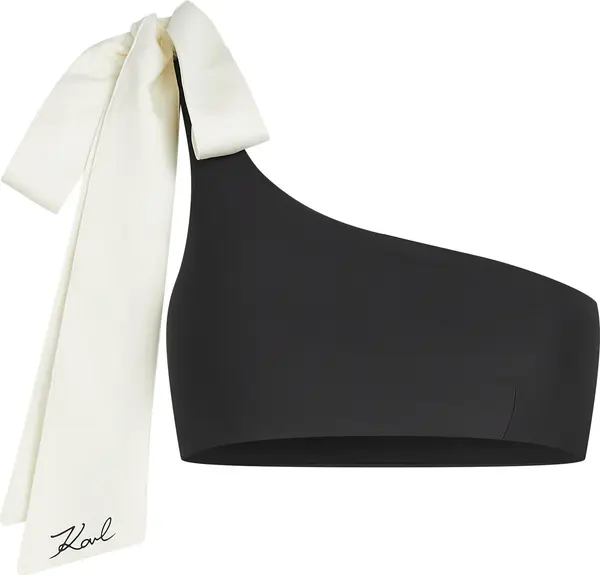Karl Lagerfeld Karl Lagerfeld Bikini gornji dio  crna