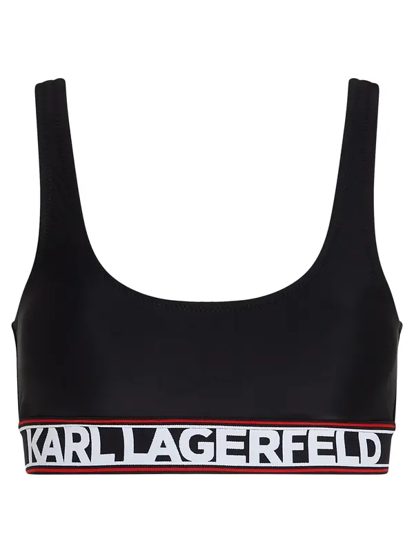 Karl Lagerfeld Karl Lagerfeld Bikini gornji dio  crvena / crna / bijela