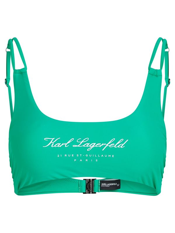 Karl Lagerfeld Karl Lagerfeld Bikini gornji dio 'Hotel'  menta / bijela