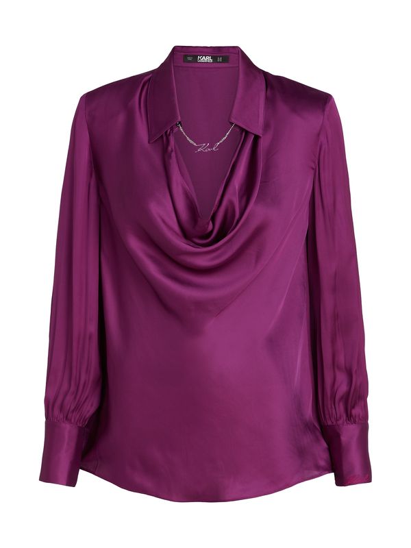 Karl Lagerfeld Karl Lagerfeld Bluza  purpurna