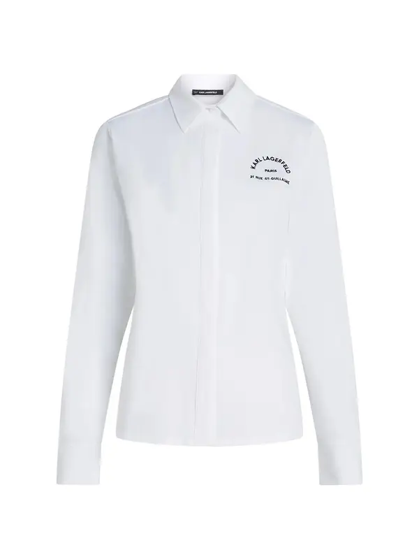 Karl Lagerfeld Karl Lagerfeld Bluza 'Rue St-Guillaume'  bijela