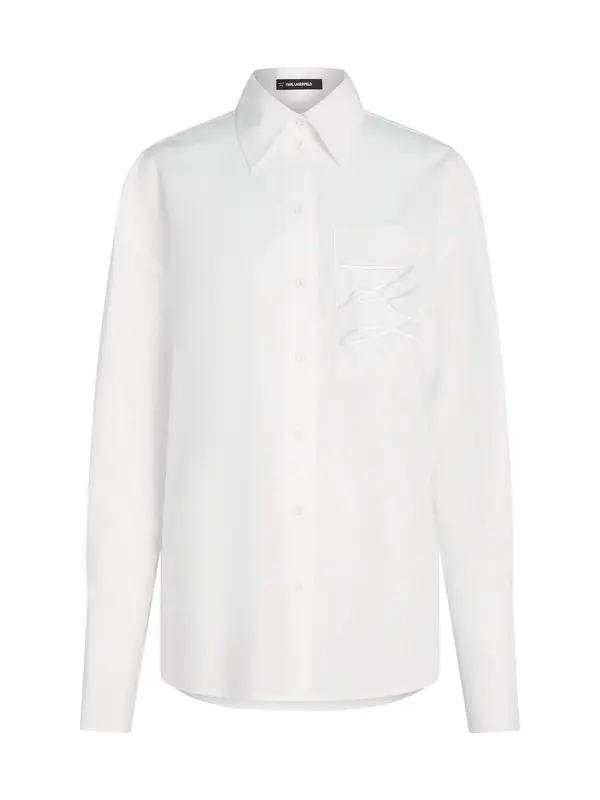 Karl Lagerfeld Karl Lagerfeld Bluza 'X-Amber Valletta'  bijela