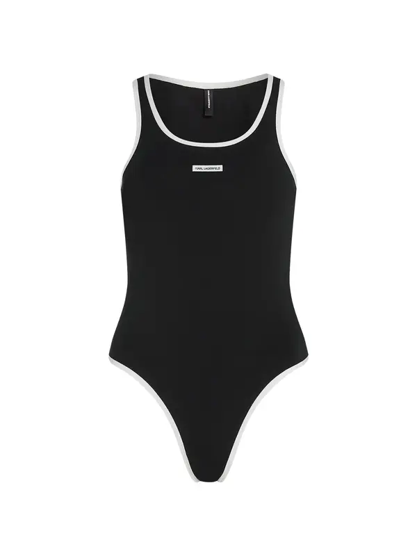 Karl Lagerfeld Karl Lagerfeld Bodi  crna / bijela