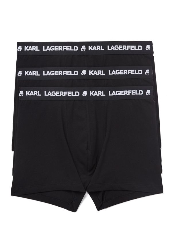 Karl Lagerfeld Karl Lagerfeld Bokserice  crna / bijela