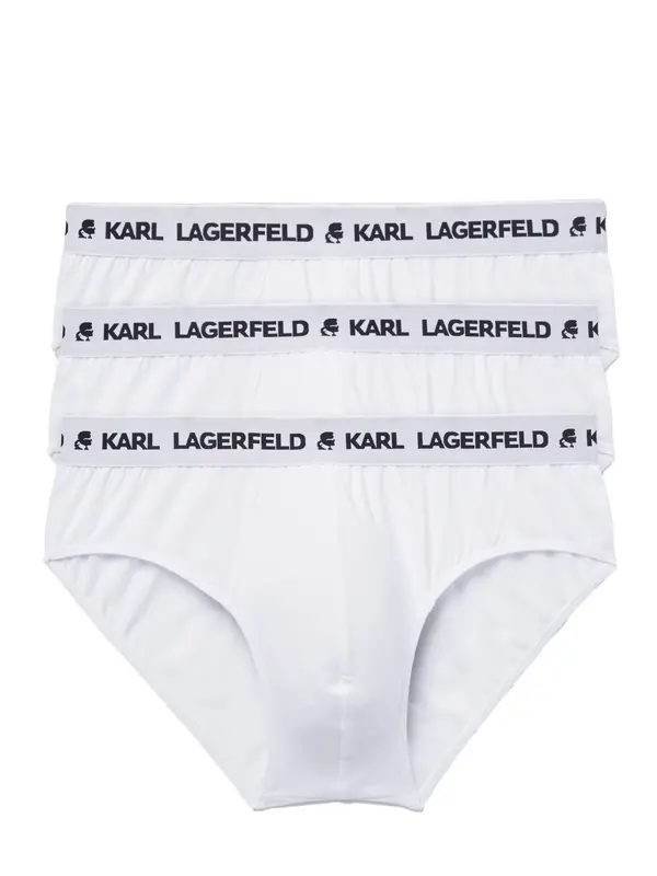 Karl Lagerfeld Karl Lagerfeld Bokserice  crna / bijela