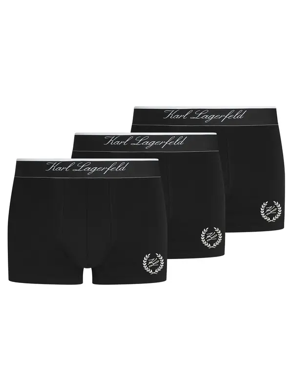 Karl Lagerfeld Karl Lagerfeld Bokserice  crna / bijela