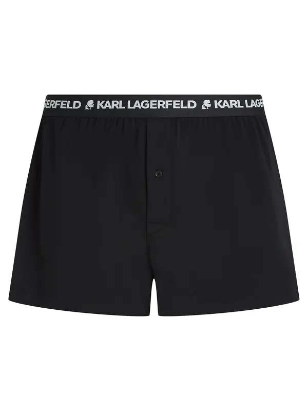 Karl Lagerfeld Karl Lagerfeld Bokserice  crna / bijela