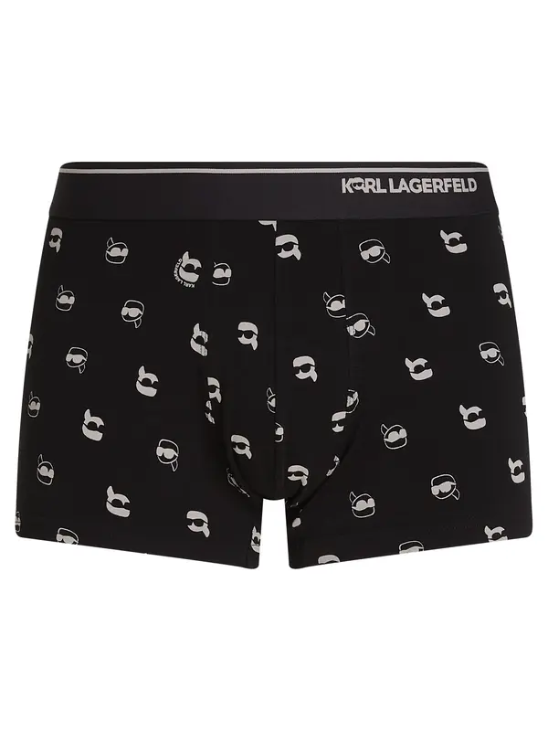 Karl Lagerfeld Karl Lagerfeld Bokserice 'Ikon'  bež siva / crna / prljavo bijela