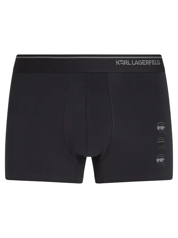 Karl Lagerfeld Karl Lagerfeld Bokserice 'Ikon'  siva / antracit siva / boja blata