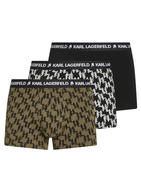 Karl Lagerfeld Karl Lagerfeld Bokserice  maslinasta / crna / bijela