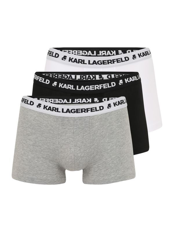 Karl Lagerfeld Karl Lagerfeld Bokserice  siva / crna / bijela