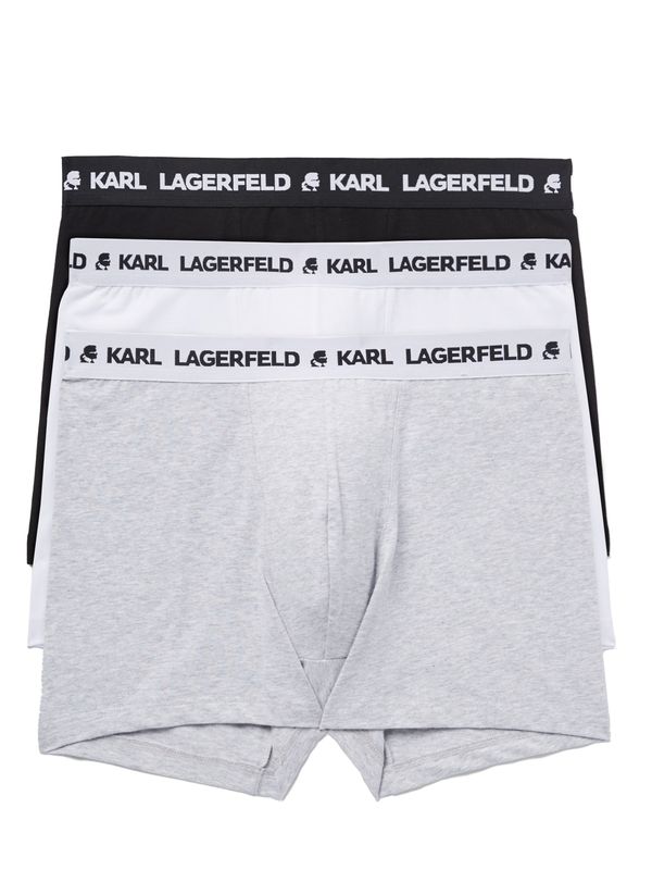 Karl Lagerfeld Karl Lagerfeld Bokserice  siva / crna / bijela
