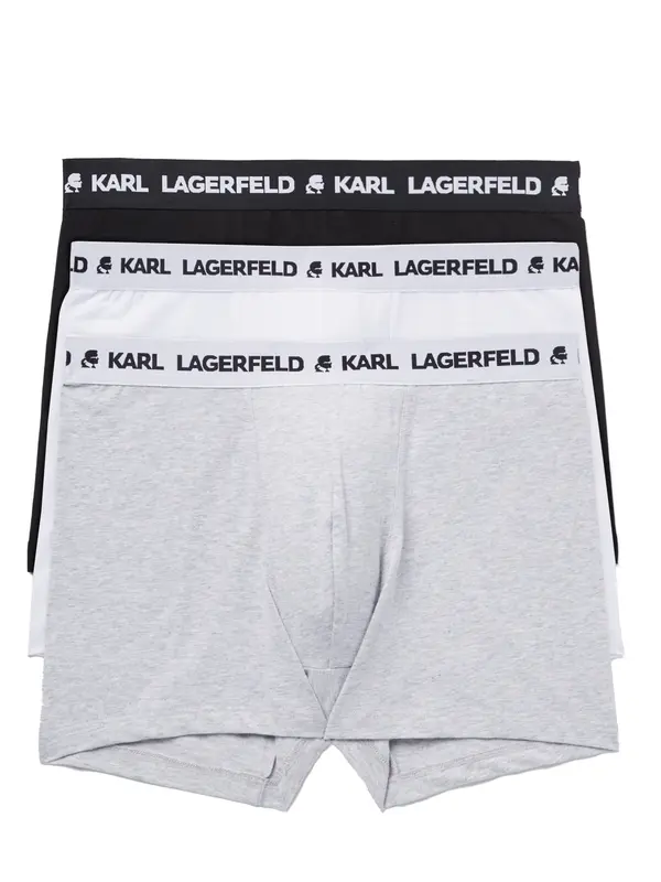 Karl Lagerfeld Karl Lagerfeld Bokserice  siva / crna / bijela