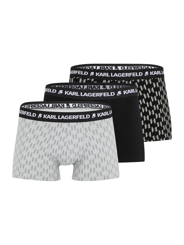 Karl Lagerfeld Karl Lagerfeld Bokserice  siva / crna / bijela