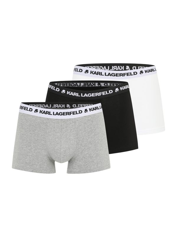 Karl Lagerfeld Karl Lagerfeld Bokserice  siva melange / crna / bijela