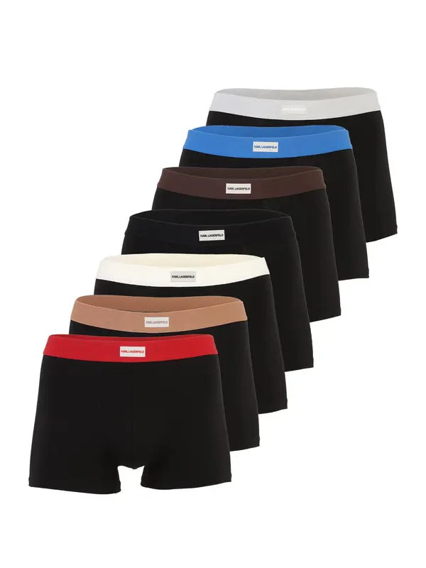 Karl Lagerfeld Karl Lagerfeld Bokserice  smeđa / crvena / crna / bijela