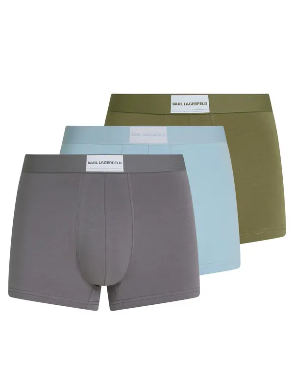 Karl Lagerfeld Karl Lagerfeld Bokserice  svijetloplava / tamo siva / maslinasta