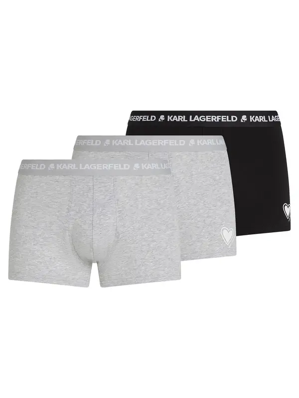 Karl Lagerfeld Karl Lagerfeld Bokserice  svijetlosiva / bijela
