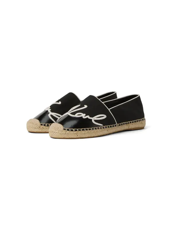 Karl Lagerfeld Karl Lagerfeld Espadrile ' KAMINI SLIP ON '  crna