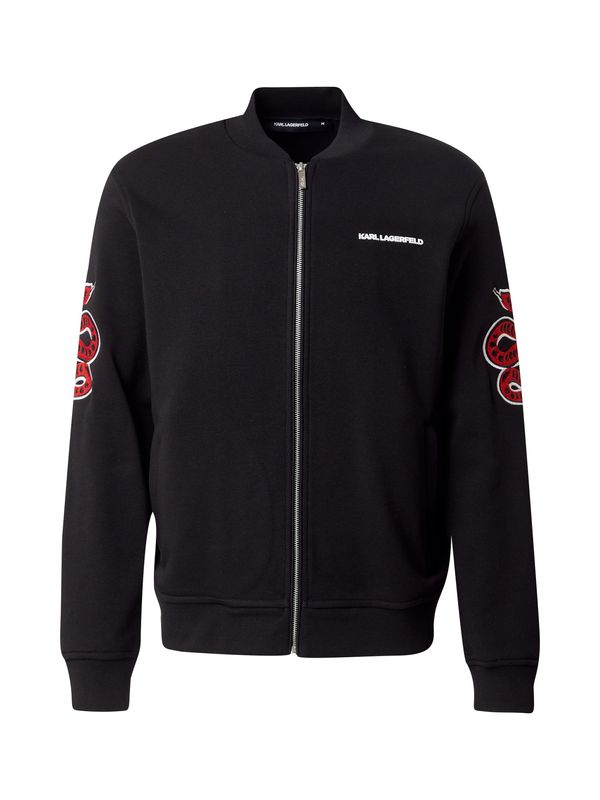 Karl Lagerfeld Karl Lagerfeld Gornji dio trenirke  crvena / crna / bijela