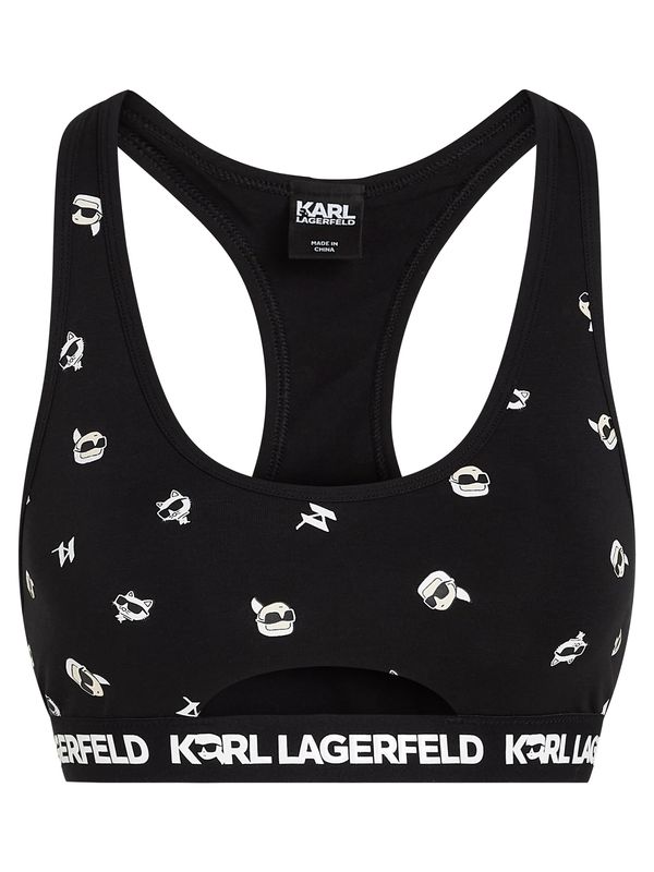 Karl Lagerfeld Karl Lagerfeld Grudnjak  boja pijeska / crna / bijela