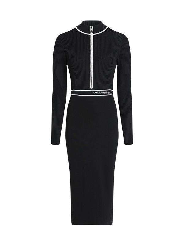 Karl Lagerfeld Karl Lagerfeld Haljina  crna / bijela