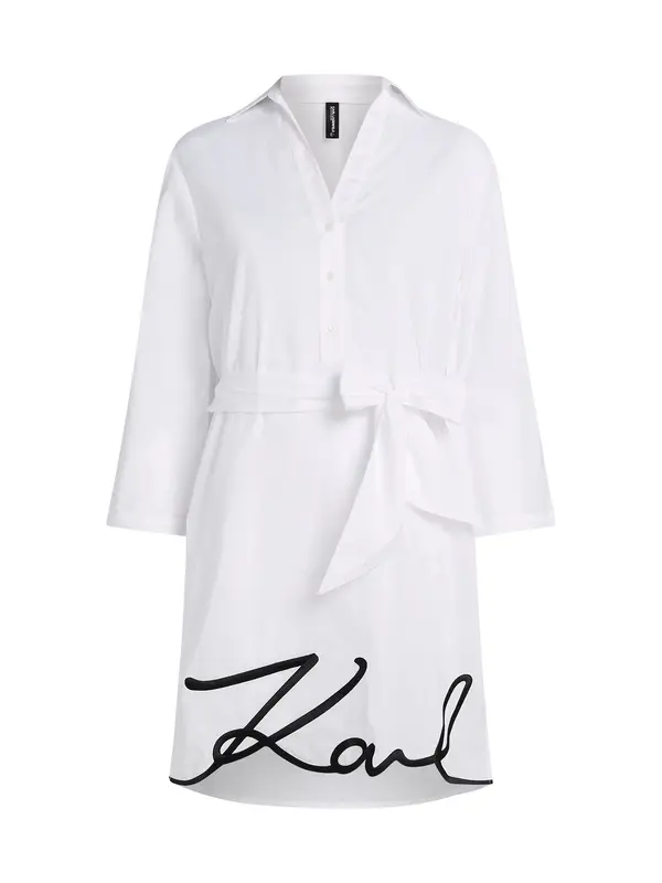 Karl Lagerfeld Karl Lagerfeld Haljina  crna / bijela