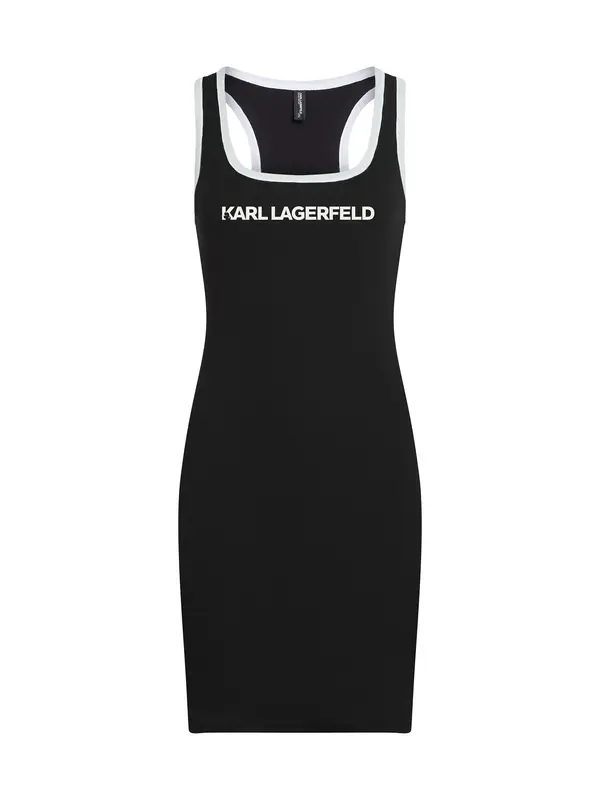 Karl Lagerfeld Karl Lagerfeld Haljina  crna / bijela