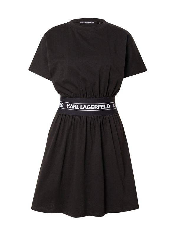 Karl Lagerfeld Karl Lagerfeld Haljina  crna / bijela