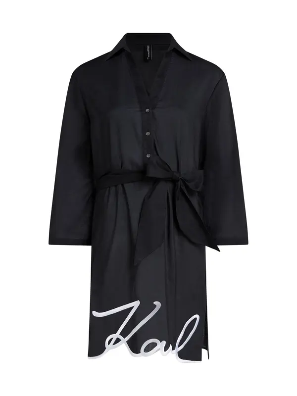 Karl Lagerfeld Karl Lagerfeld Haljina  crna / bijela