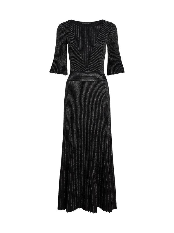 Karl Lagerfeld Karl Lagerfeld Haljina  crna / srebro