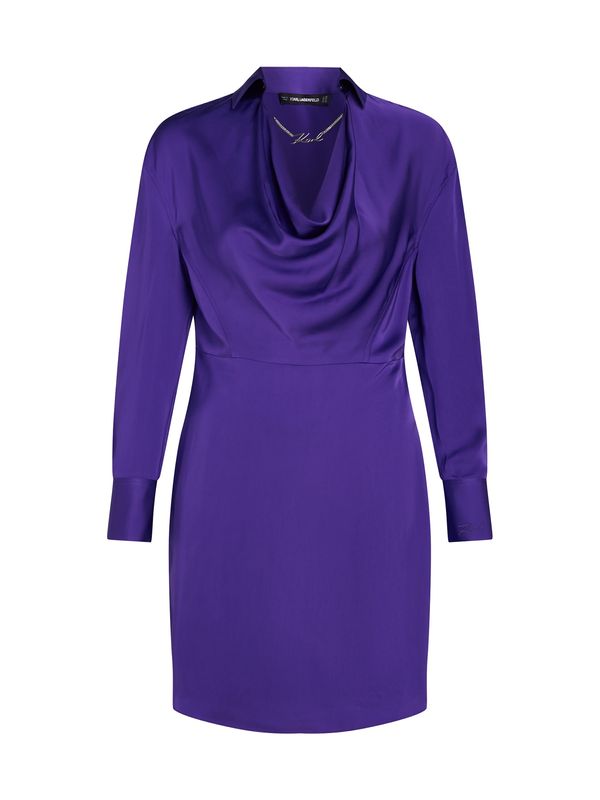 Karl Lagerfeld Karl Lagerfeld Haljina 'Signature Chain'  patlidžan