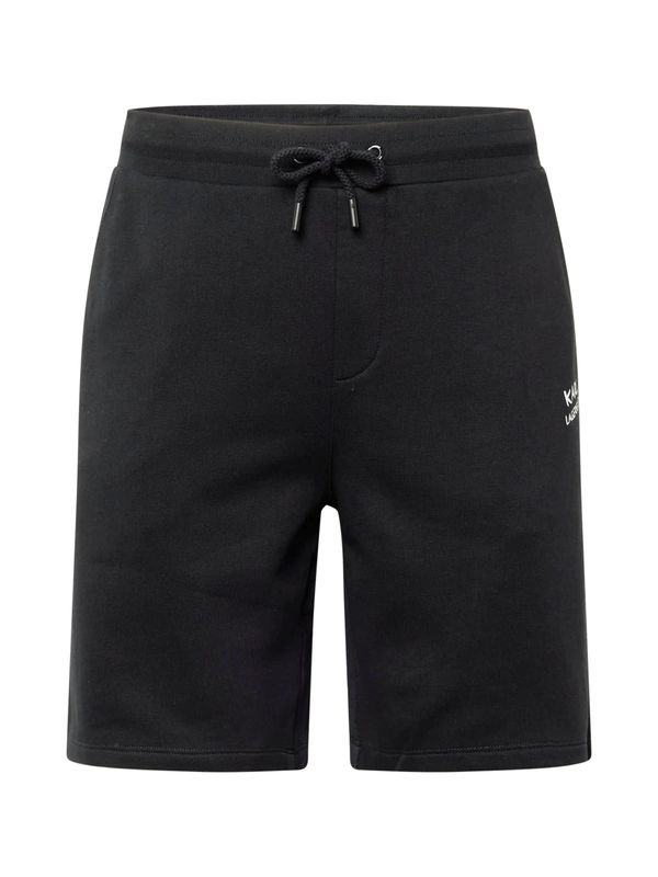 Karl Lagerfeld Karl Lagerfeld Hlače  crna / bijela