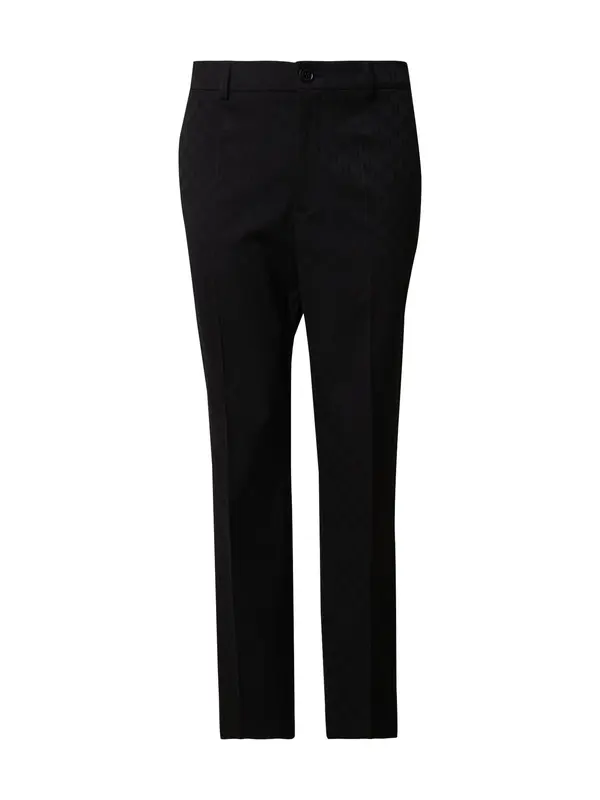 Karl Lagerfeld Karl Lagerfeld Hlače na crtu  crna