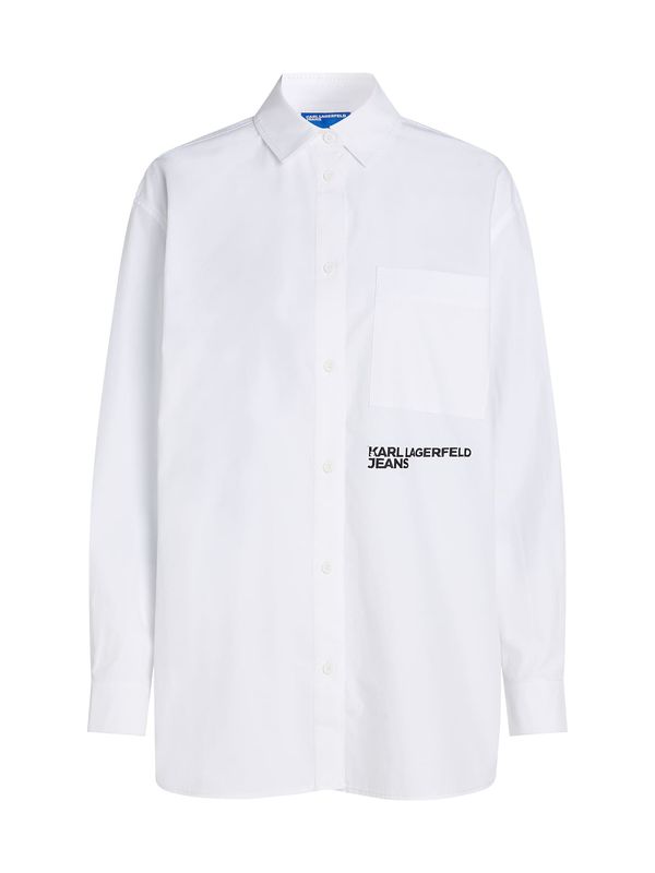 KARL LAGERFELD JEANS KARL LAGERFELD JEANS Bluza  crna / bijela