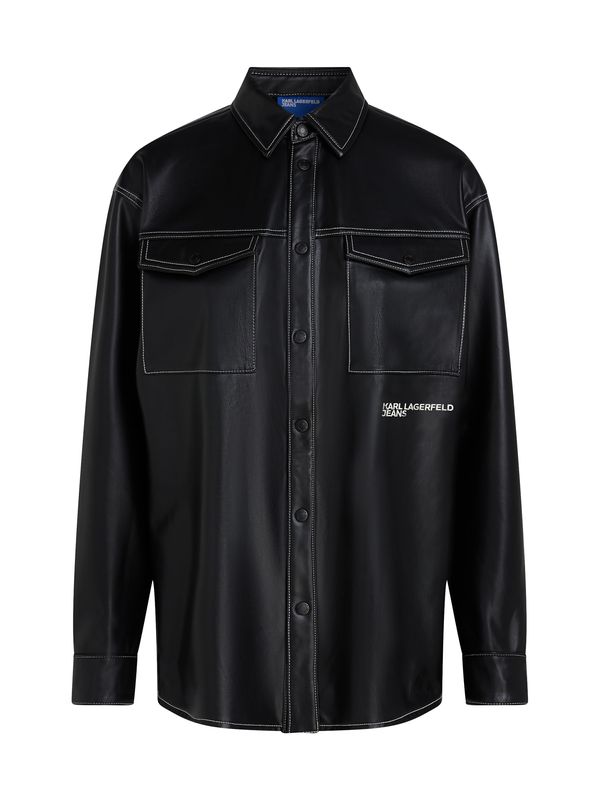 KARL LAGERFELD JEANS KARL LAGERFELD JEANS Bluza  crna / bijela