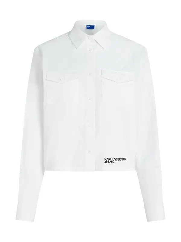 KARL LAGERFELD JEANS KARL LAGERFELD JEANS Bluza  crna / bijela
