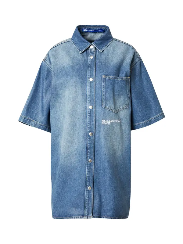 KARL LAGERFELD JEANS KARL LAGERFELD JEANS Bluza  plavi traper / bijela