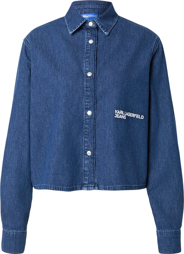 KARL LAGERFELD JEANS KARL LAGERFELD JEANS Bluza  plavi traper / bijela