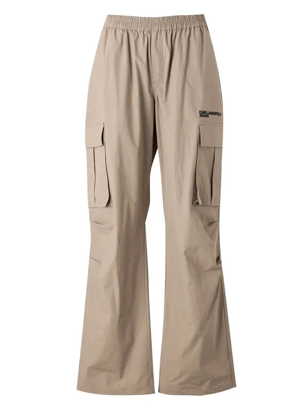 KARL LAGERFELD JEANS KARL LAGERFELD JEANS Cargo hlače  bež / crna