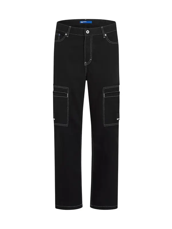 KARL LAGERFELD JEANS KARL LAGERFELD JEANS Cargo traperice  crna