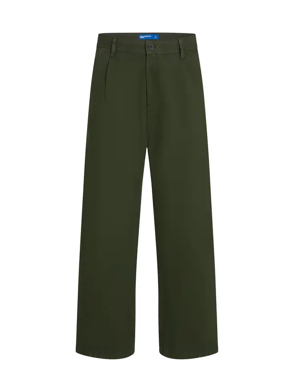 KARL LAGERFELD JEANS KARL LAGERFELD JEANS Chino hlače  tamno zelena
